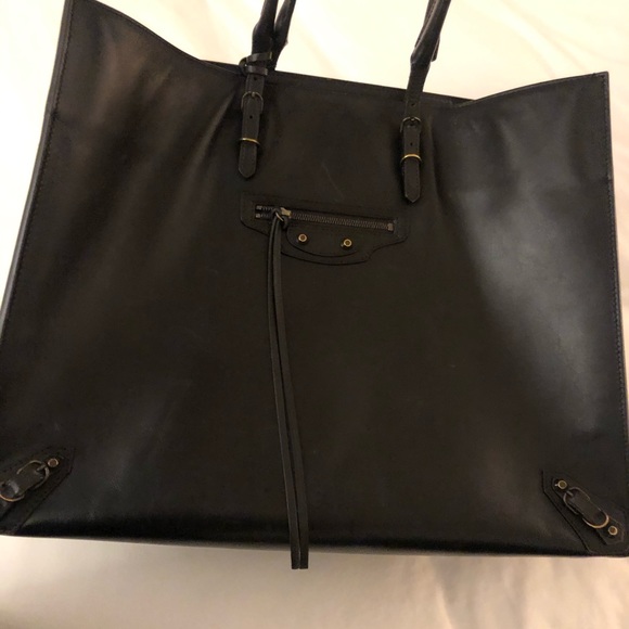Balenciaga Papier A4 tote brown shoulder bag - Picture 6 of 13